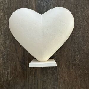 Heart statue